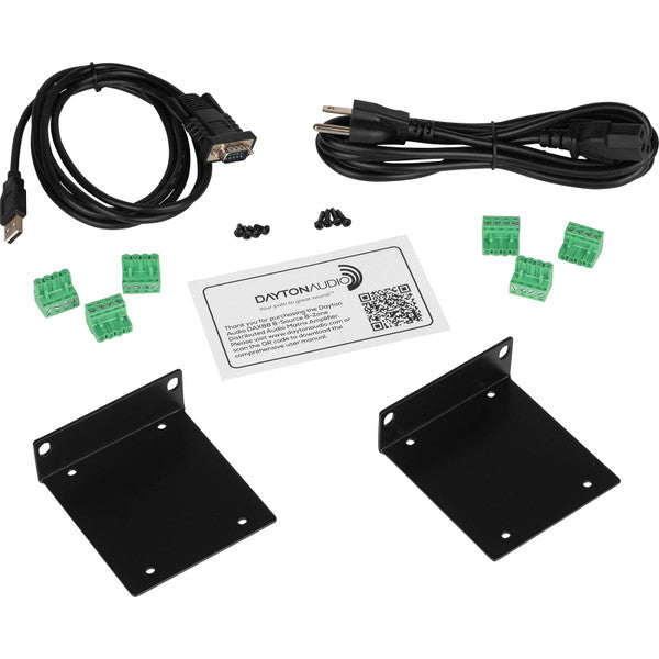 Dayton Audio DAX88 8-Source 8-Zone Distributed Audio Matrix Amplifier