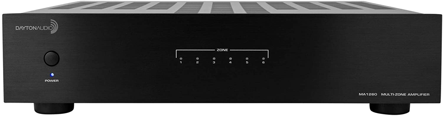 Dayton Audio MA1260 Multi-Zone 12 Channel Amplifier 60WPC