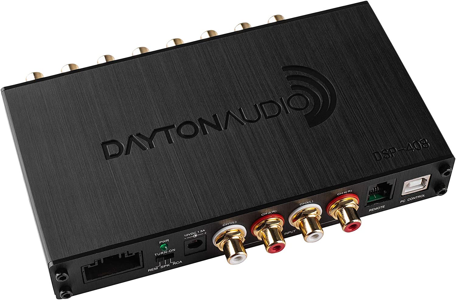 Dayton Audio DSP-408 4x8 DSP Digital Signal Processor for Home and Car Audio