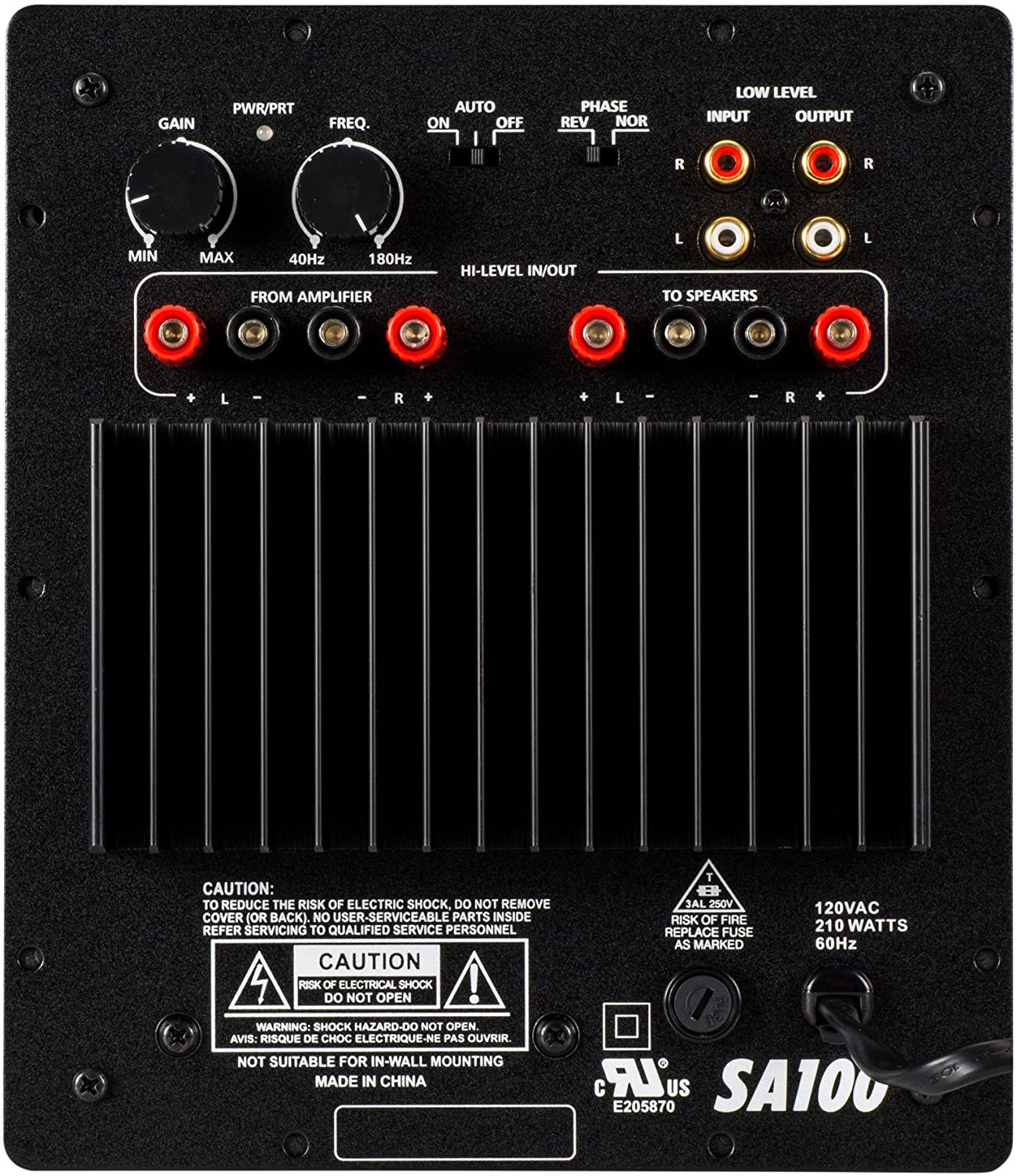 [Open Box] Dayton Audio SA100 100W Subwoofer Plate Amplifier