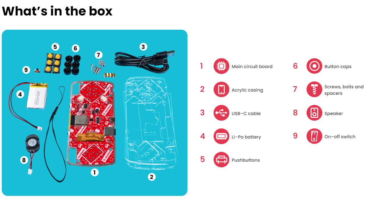 CircuitMess Byteboi - Build & Code Your Own 8-bit game console