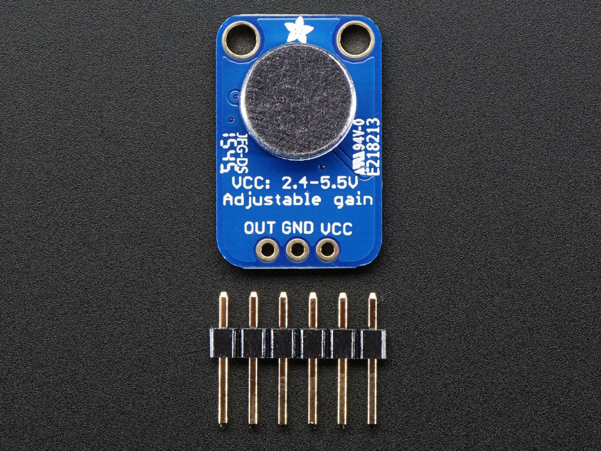 Adafruit Electret Microphone Amplifier with Adjustable Gain