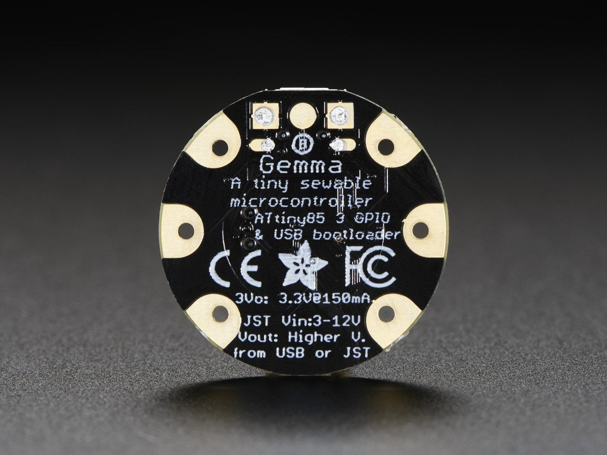 Adafruit Gemma - Miniature Wearable Arduino-like Electronic Platform