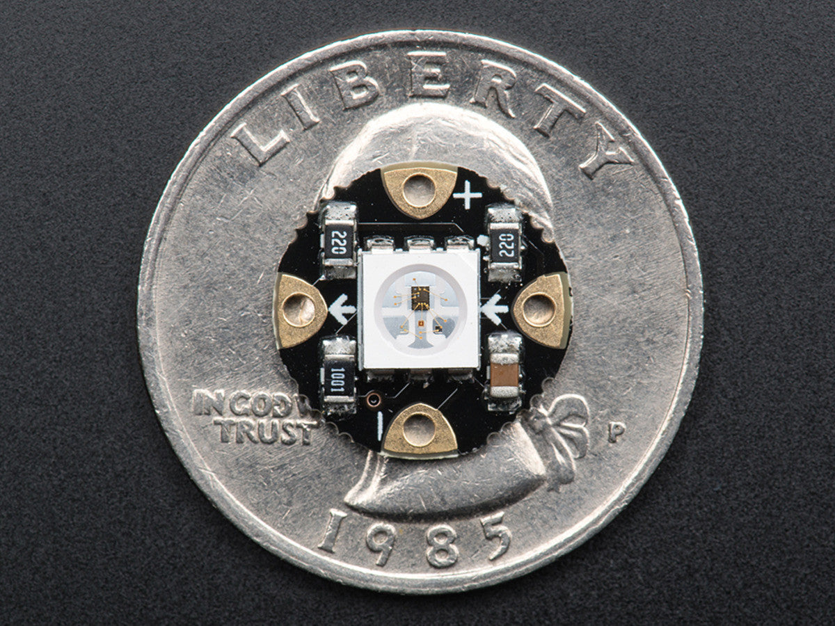 Adafruit Flora RGB Smart NeoPixel V2 - Pack of 4