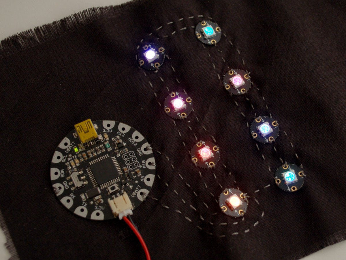 Adafruit Flora RGB Smart NeoPixel V2 - Pack of 4