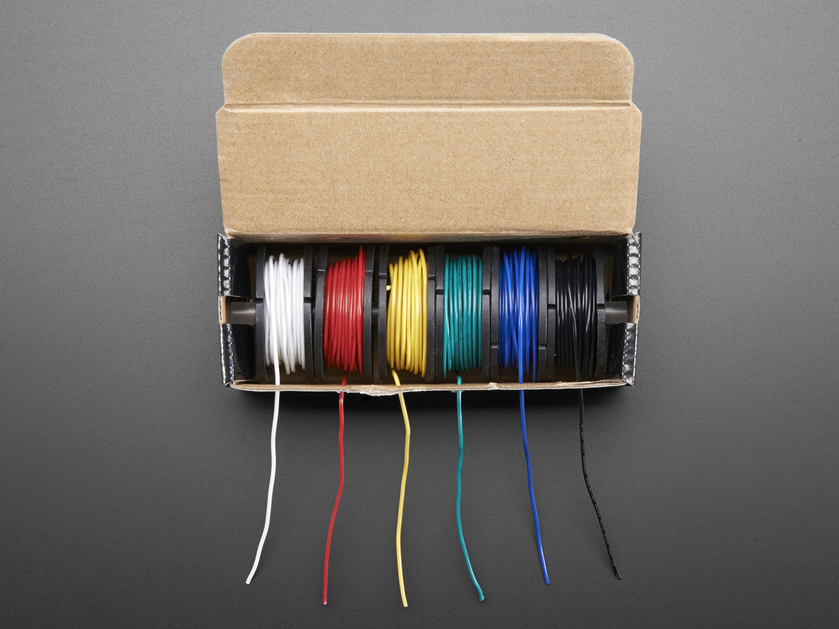 Adafruit Accessories Hook-up Wire Spool Set 22AWG [Solid Core]