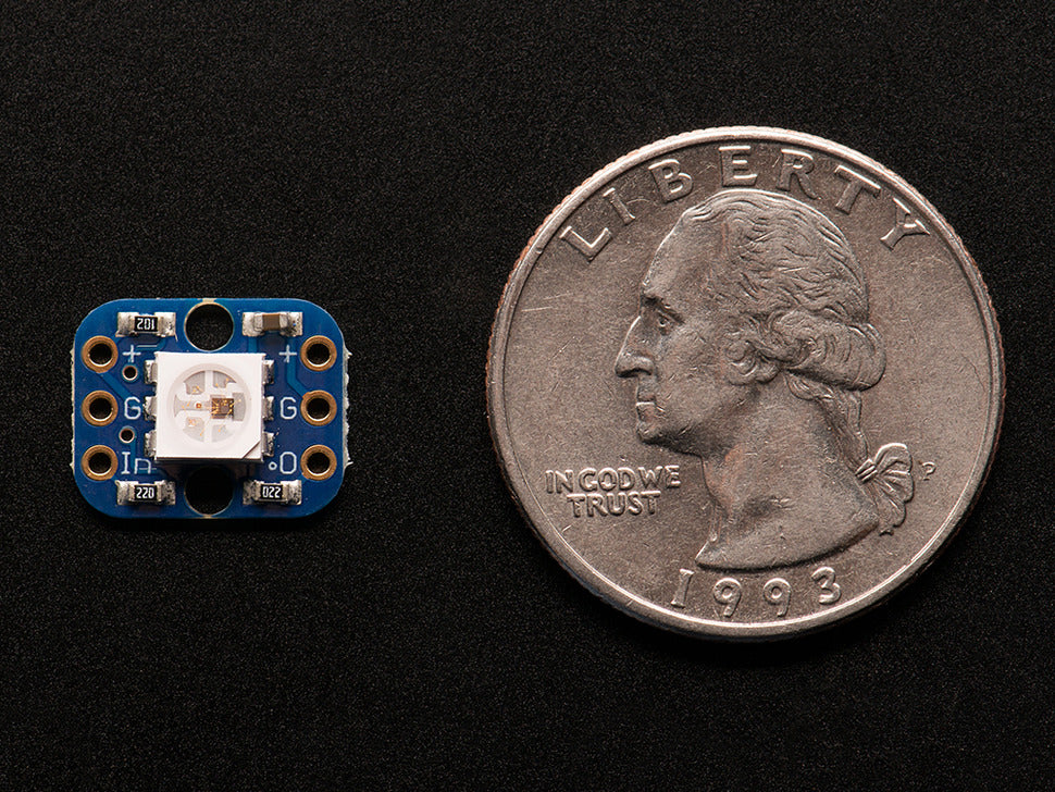 Adafruit Breadboard-friendly RGB Smart NeoPixel - Pack of 4