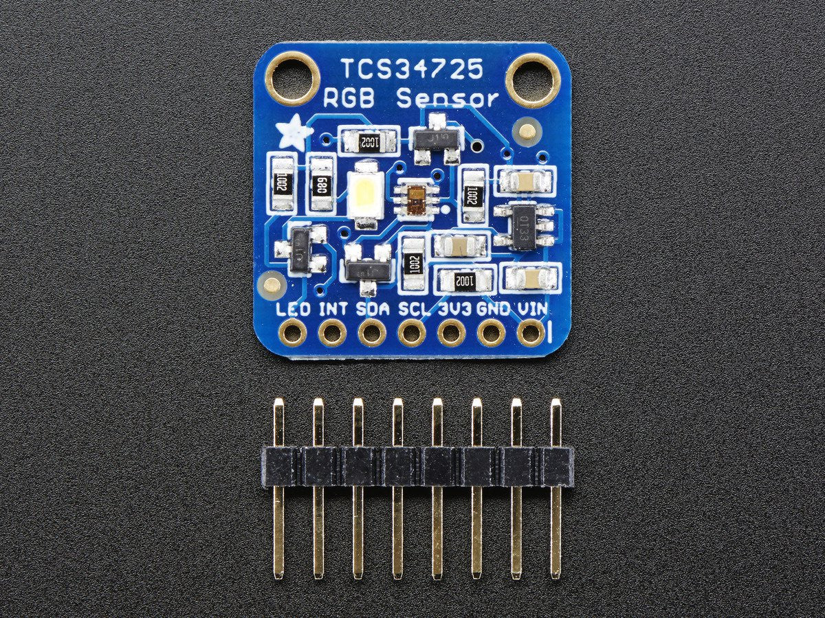 Adafruit RGB Color Sensor with IR filter and White LED - TCS34725