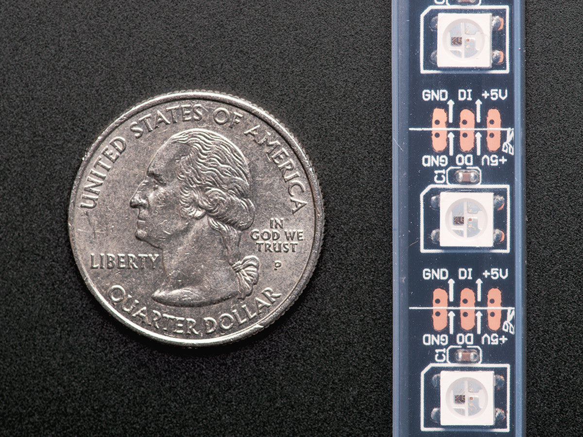 Adafruit NeoPixel Digital RGB LED Weatherproof Strip 60 LED-1m