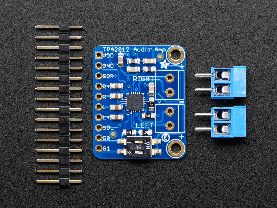 Adafruit Stereo 2.1W Class D Audio Amplifier - TPA2012