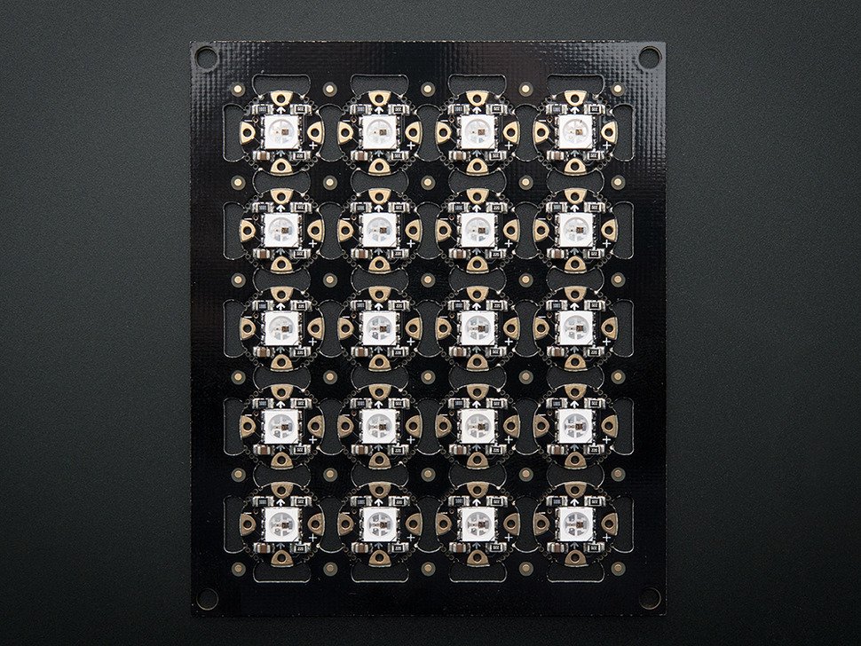 Adafruit Flora RGB Smart NeoPixel version 2 - Sheet of 20