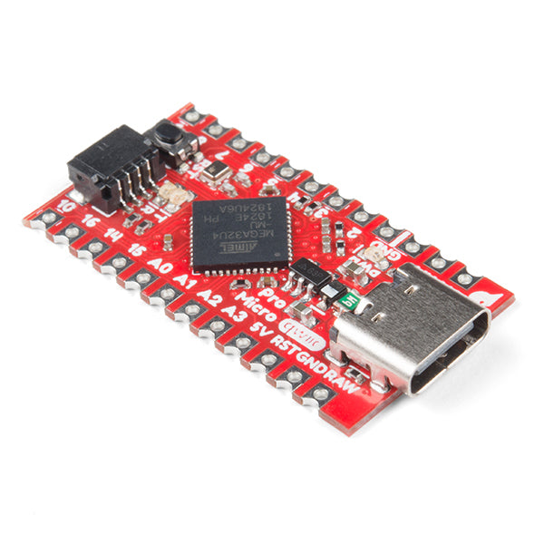 SparkFun Qwiic Pro Micro - USB-C (ATmega32U4) - Compatible with Arduino development board 5V/16MHz microcontroller AP2112 3.3V