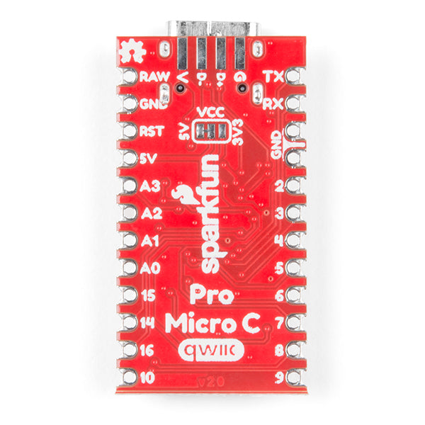 SparkFun Qwiic Pro Micro - USB-C (ATmega32U4) - Compatible with Arduino development board 5V/16MHz microcontroller AP2112 3.3V