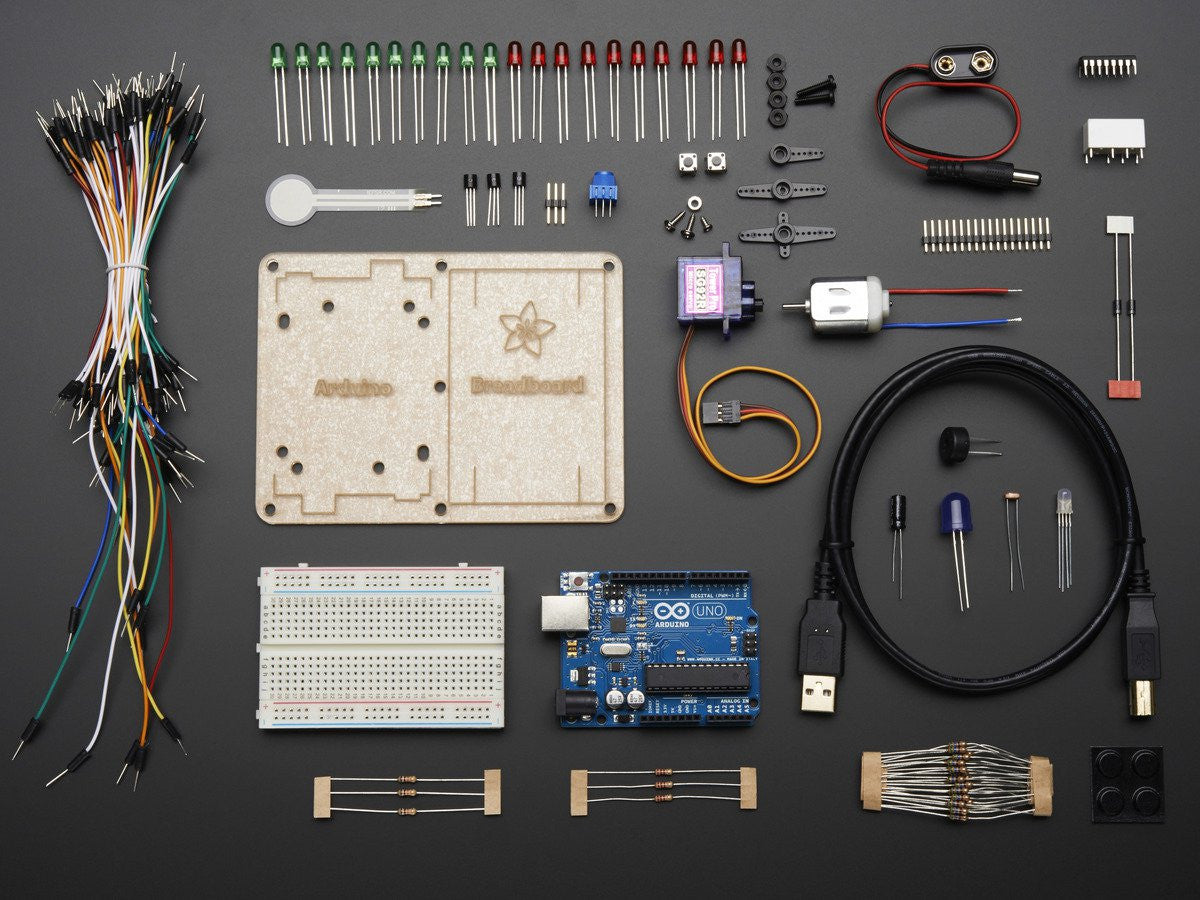 Adafruit (PID 170) ARDX - v1.3 Experimentation Kit for Arduino (Uno R3) - v1.3