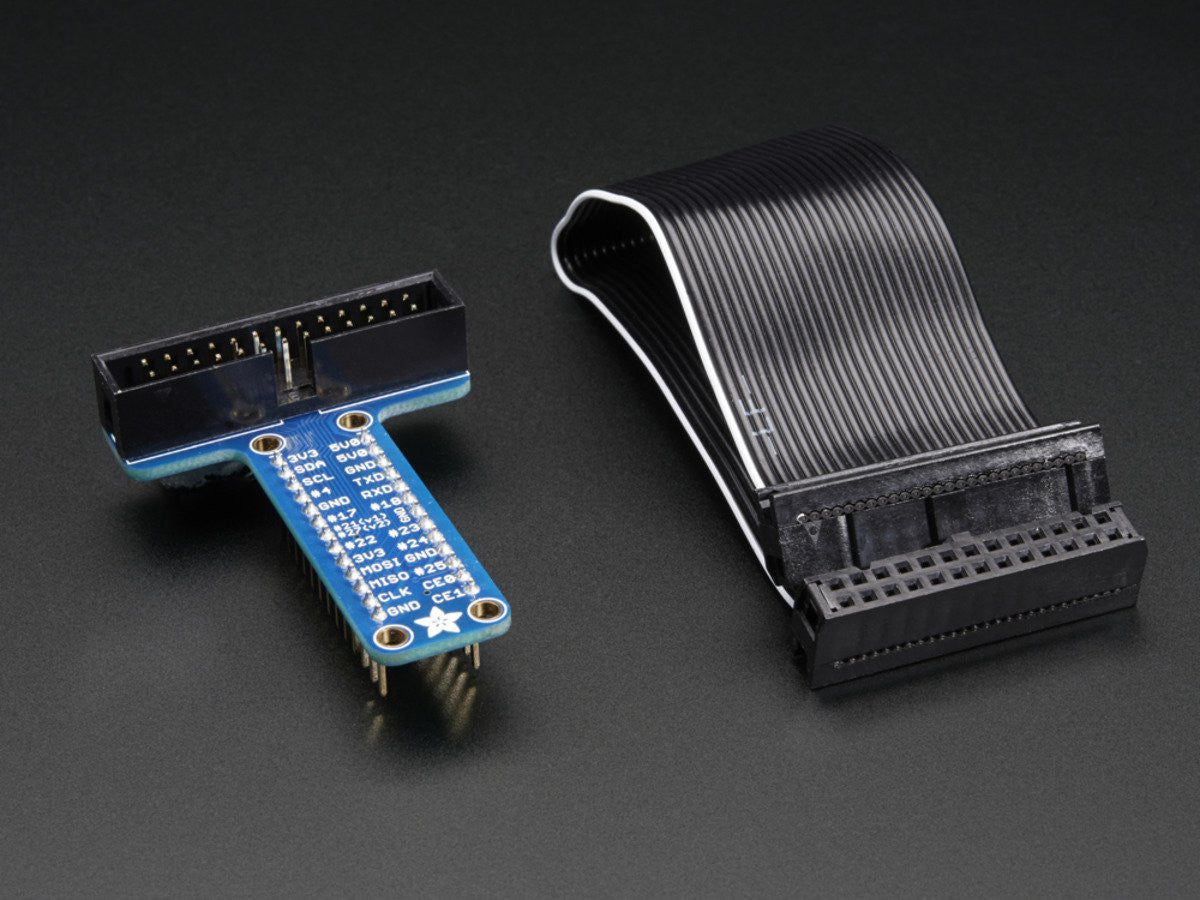 Pi T-Cobbler Breakout Kit for Raspberry Pi with GPIO Cable - Assembled!