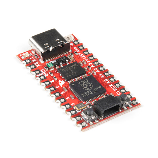 parkFun Pro Micro - RP2040 - Dual Cortex M0+ Processors - 30 programmable IO for Extended Peripheral Support - MicroPython - C/C++ - USB-C
