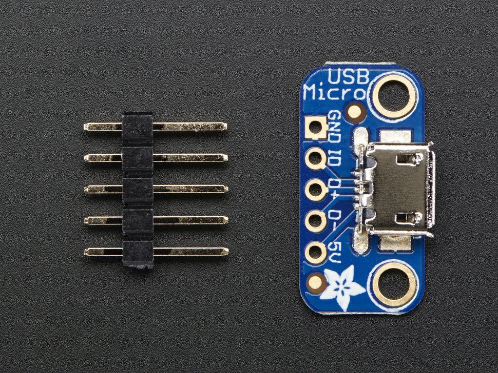 Adafruit USB Micro-B Breakout Board