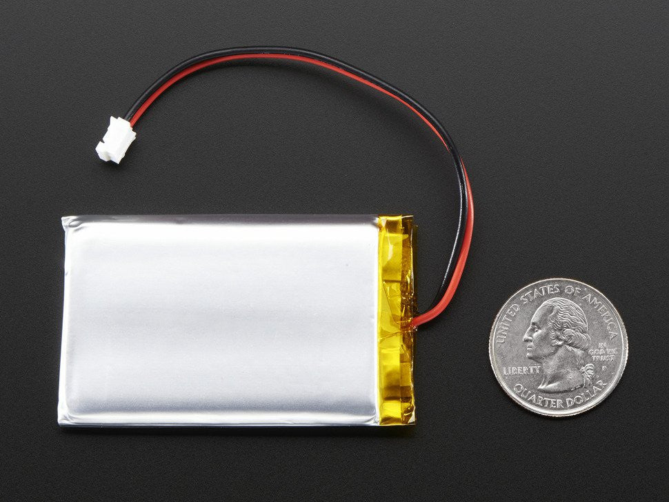 Adafruit Battery Packs Lithium Ion Battery 3.7v 2000mAh