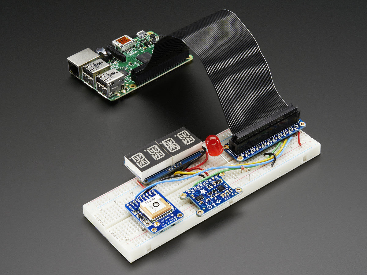 Assembled Pi Cobbler Plus - Breakout Cable - for Pi B+/A+/Pi 2/Pi 3/Pi 4