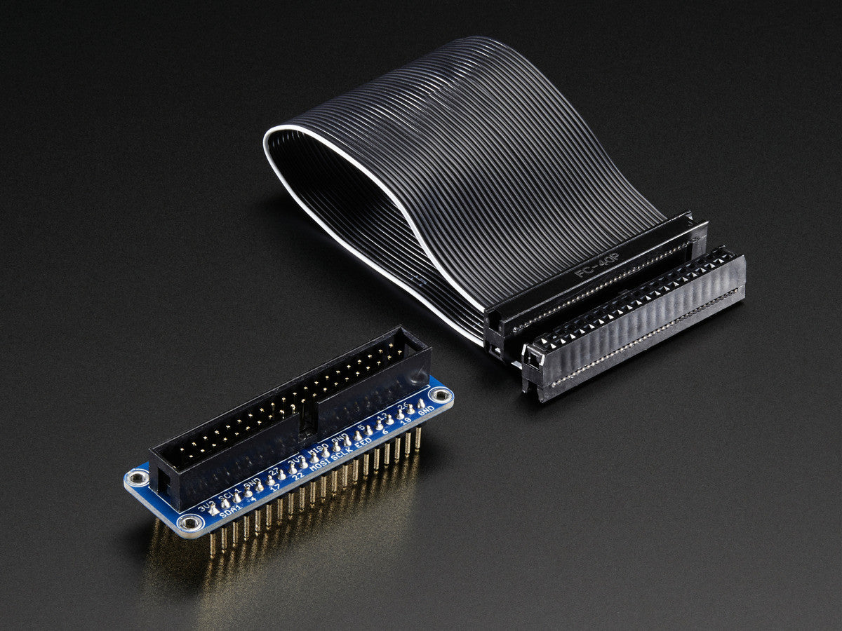 Assembled Pi Cobbler Plus - Breakout Cable - for Pi B+/A+/Pi 2/Pi 3/Pi 4