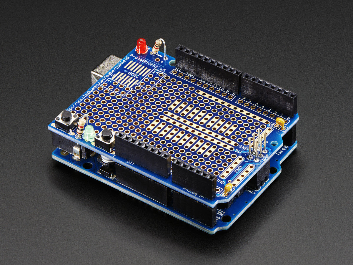 Adafruit Proto Shield for Arduino Kit - Stackable Version R3