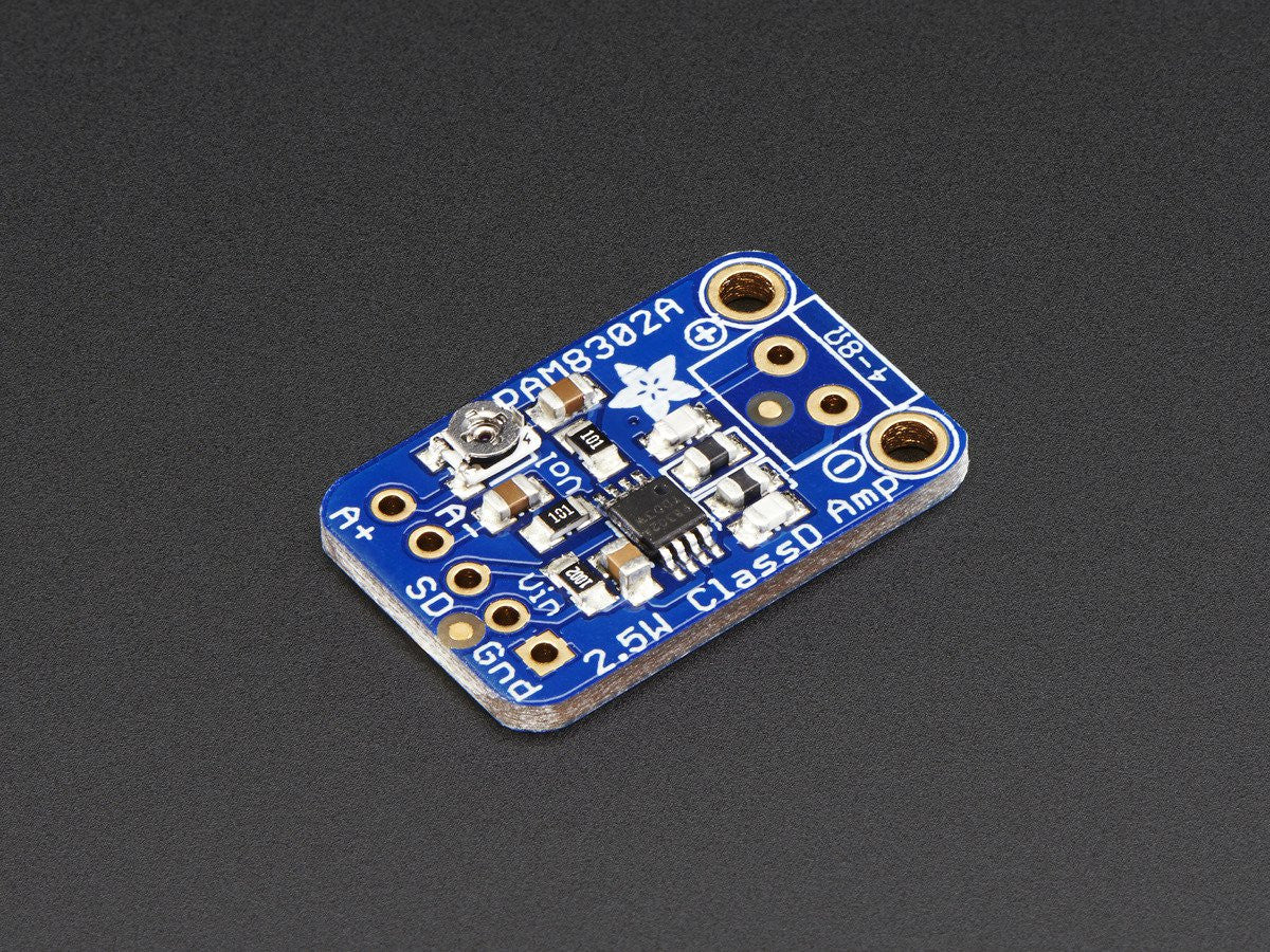 Adafruit Audio IC Development Tools Adafruit Mono 2.5W Class D Audio Amplifier - PAM8302