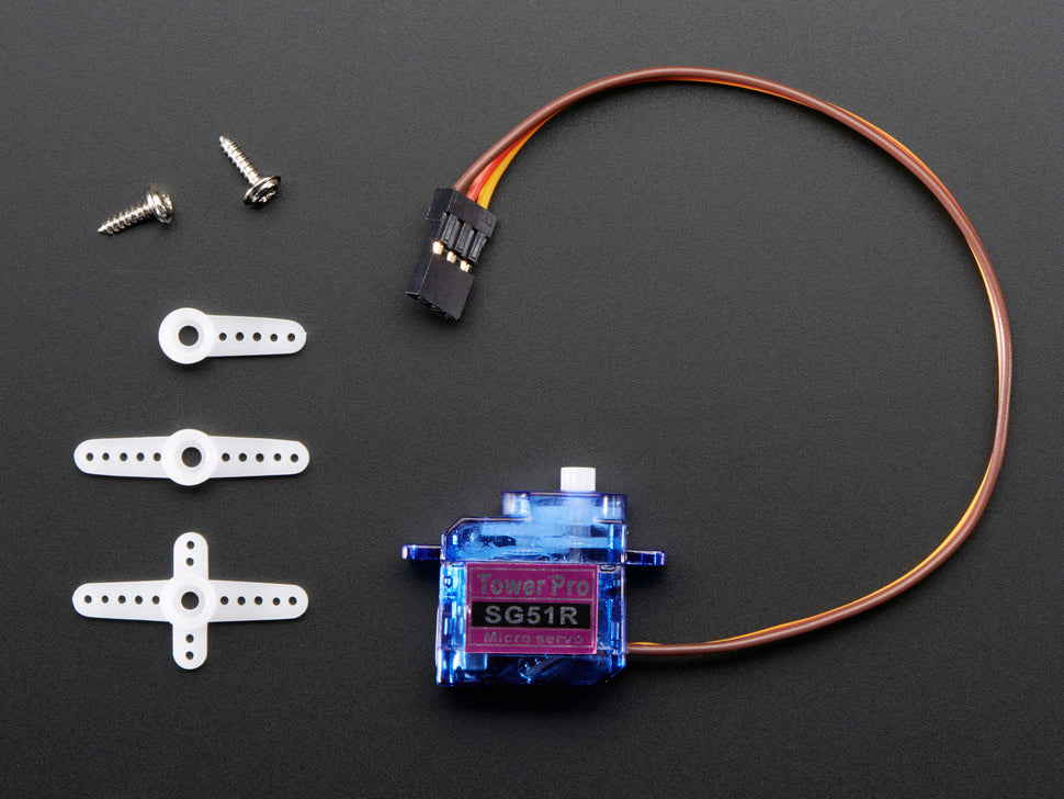 Adafruit AC, DC & Servo Motors Sub-Micro Servo SG51R