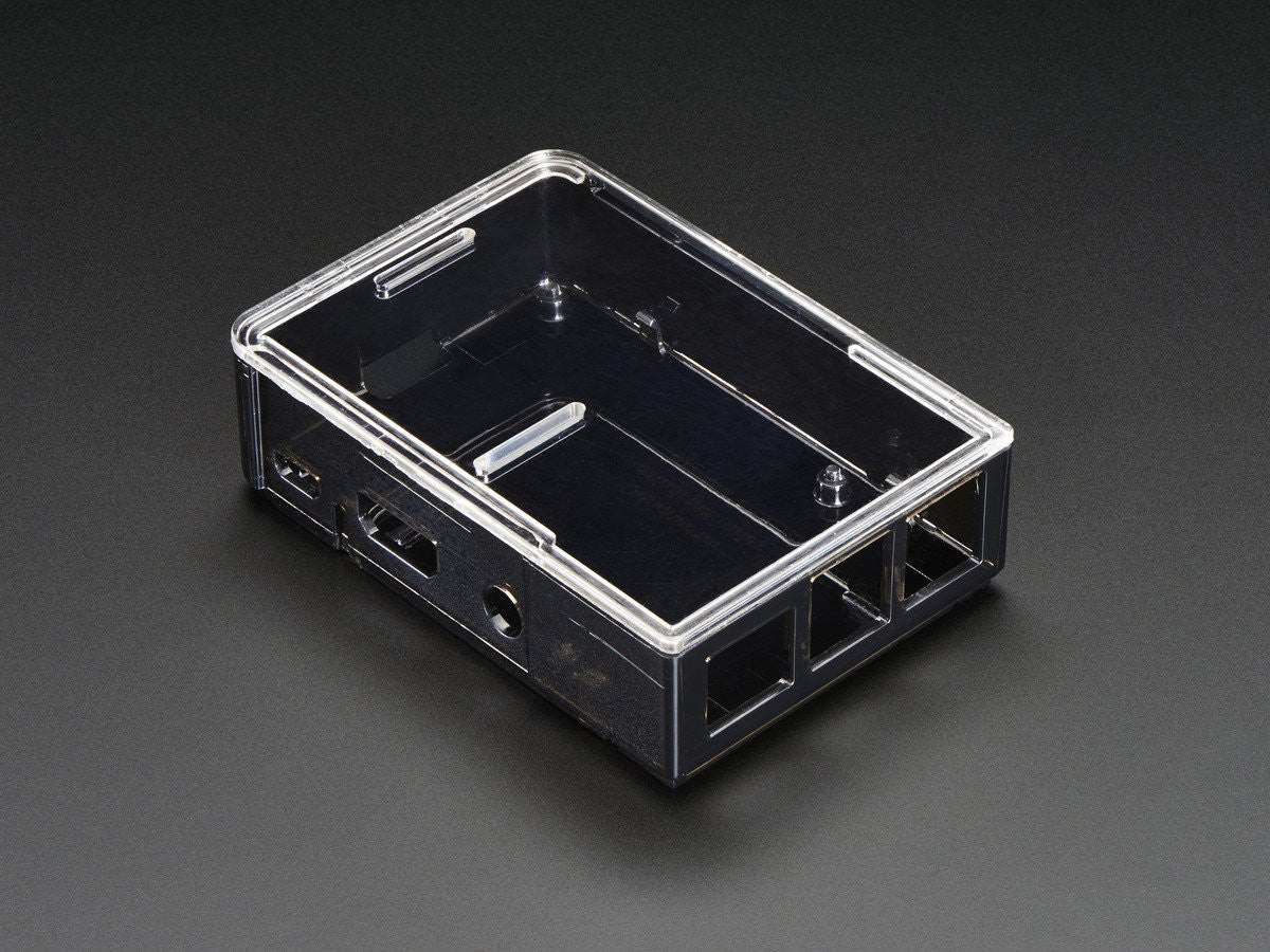 Adafruit Raspberry Pi B+ Case - Smoke Base Clear Top