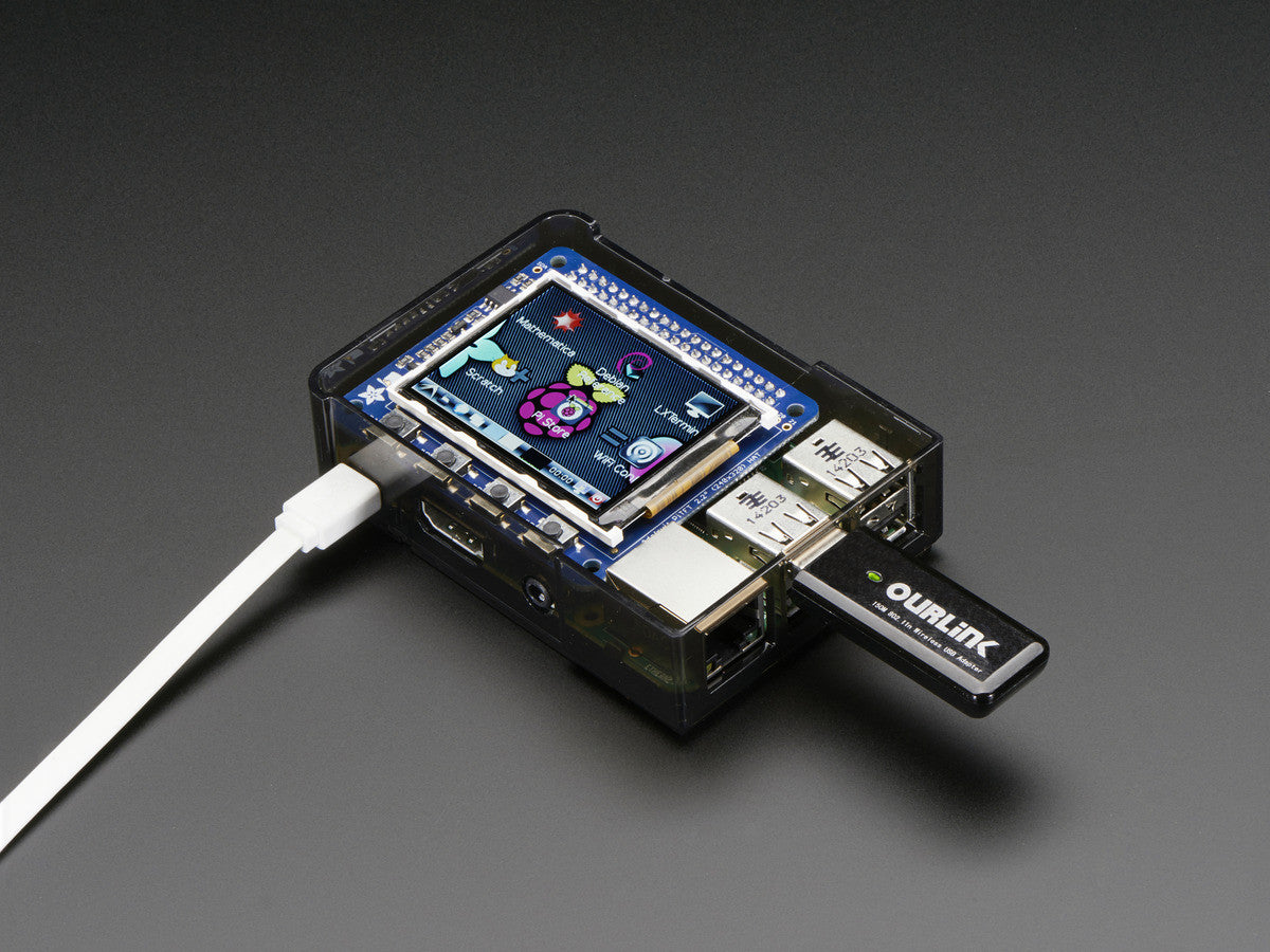 Adafruit PiTFT 2.2" HAT Mini Kit - 320x240 2.2" TFT - No Touch