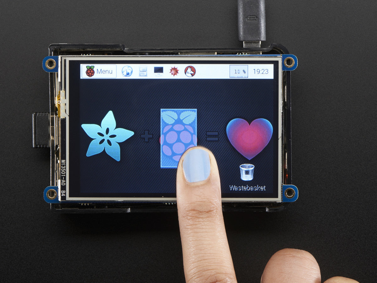 PiTFT Plus 480x320 3.5" TFT+Touchscreen for Raspberry Pi - Pi 2 and Model A+ / B+