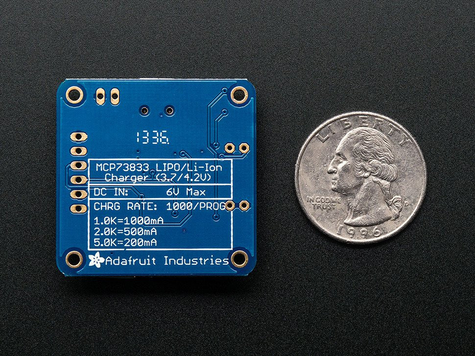 Adafruit USB Li-Ion/LiPoly Charger - v1.2