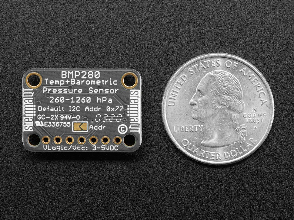 Adafruit BMP280 I2C or SPI Barometric Pressure and Altitude Sensor