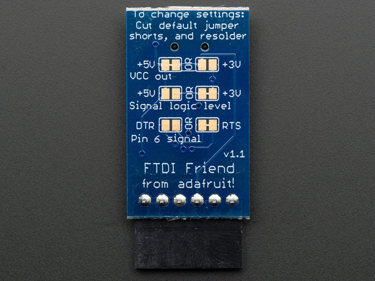Adafruit FTDI Friend + Extras