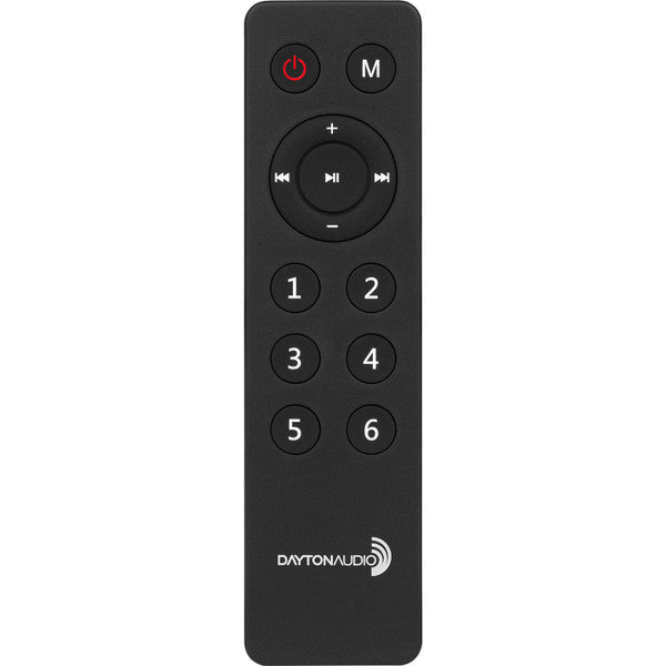 Dayton Audio WBA51 Bluetooth and Network Audio Receiver with IR Remote