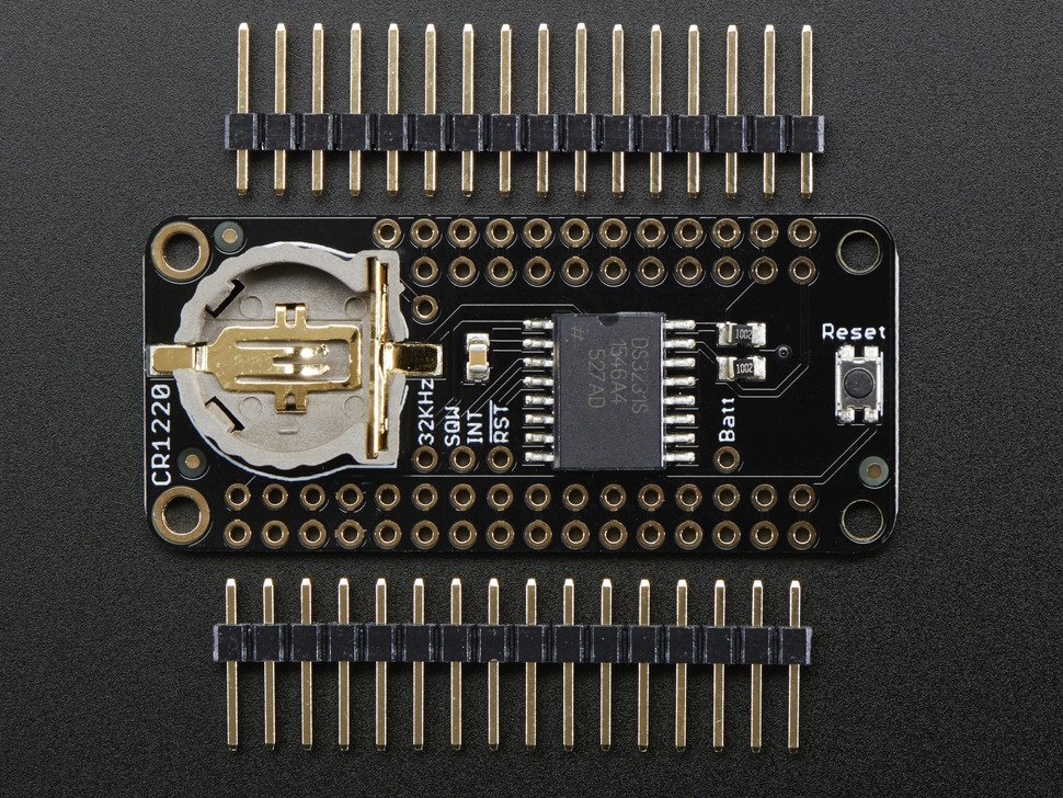 Adafruit DS3231 Precision RTC FeatherWing - RTC Add-on For Feather Boards