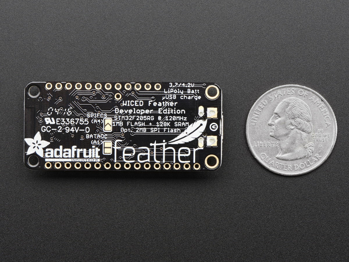 Adafruit WICED WiFi Feather - STM32F205 with Broadcom WICED WiFi