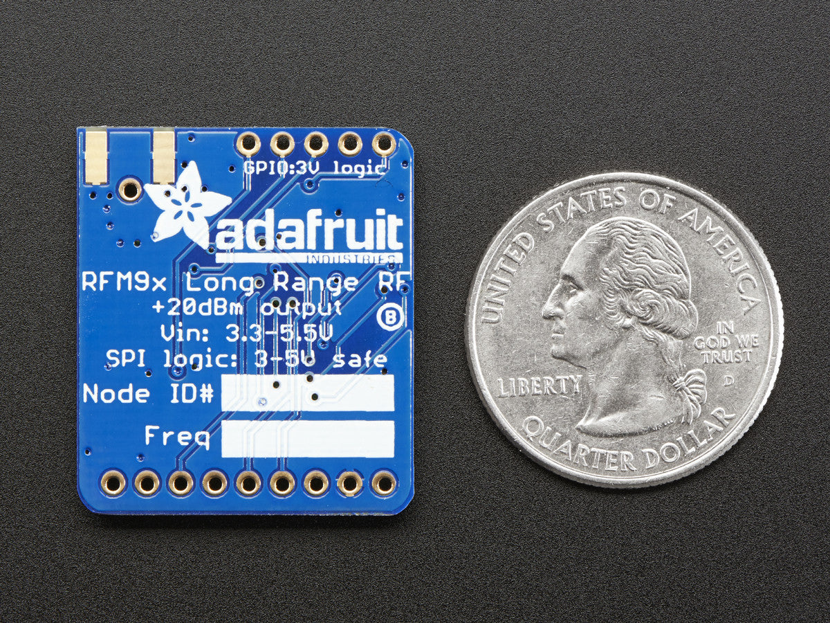 Adafruit RFM95W LoRa Radio Transceiver Breakout - 868 or 915 MHz