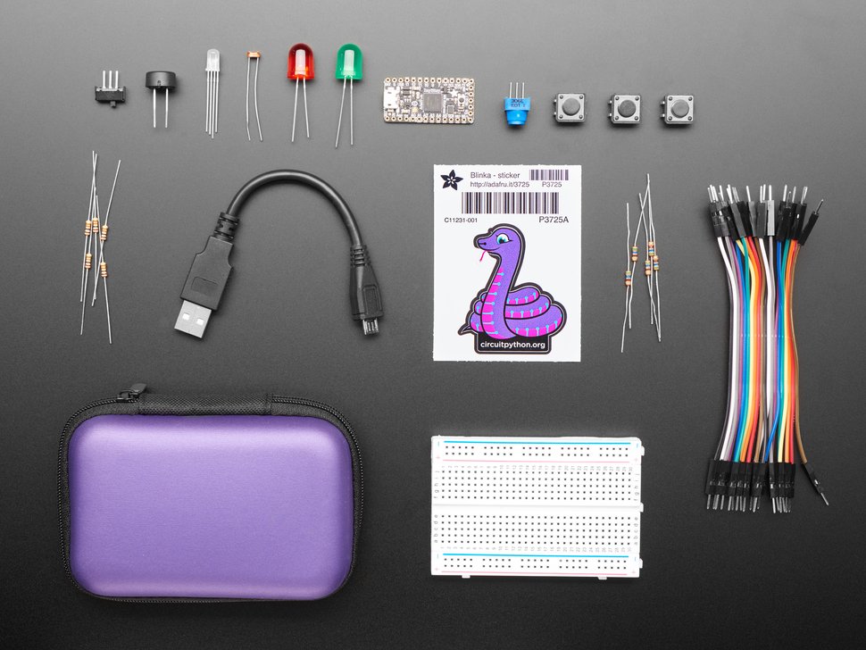 Adafruit CircuitPython Starter Kit Itsy Bitsy M4