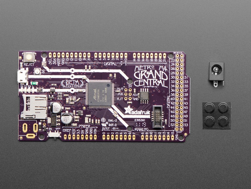 Adafruit Grand Central M4 Express featuring SAMD51 - Without Headers