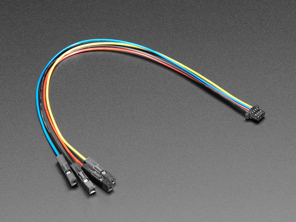 Adafruit Stemma QT/Qwiic JST SH 4-pin Cable with Premium Female Sockets - 150mm Long Ada 4397