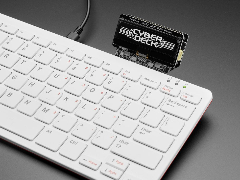 Adafruit CYBERDECK Bonnet for Raspberry Pi 400
