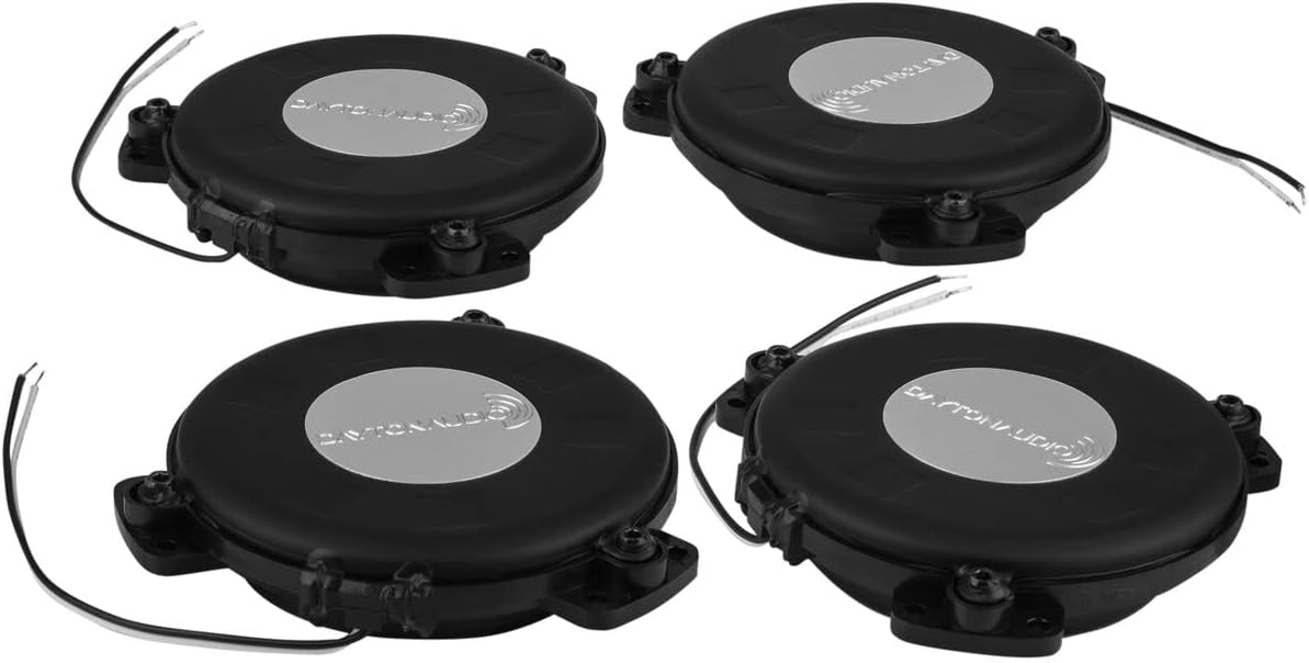 Dayton Audio TT25-16-4 4-Pack Puck Tactile Transducer Mini B