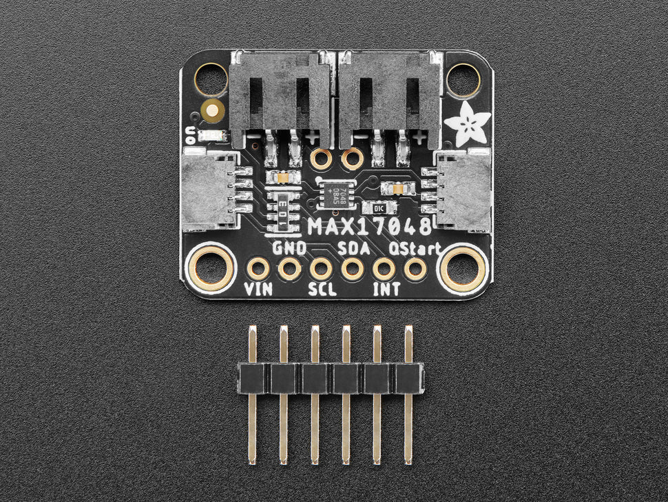 Adafruit MAX17048 LiPoly/LiIon Fuel Gauge and Battery Monitor - Stemma JST PH & QT/Qwiic Ada