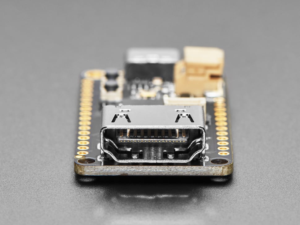 Adafruit Feather RP2040 with DVI Output Port - Works with HDMI