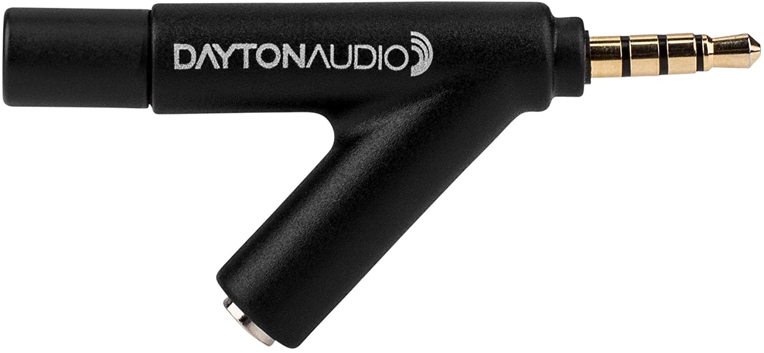 Dayton Audio iMM-6 Calibrated Measurement Microphone for iPhone, iPad Tablet and Android