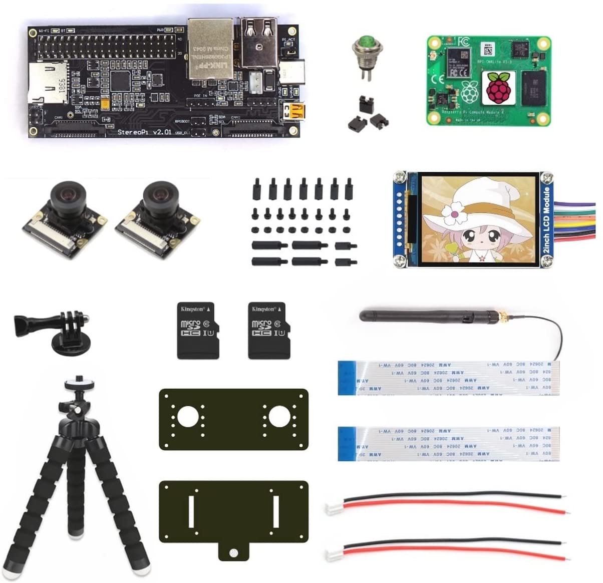 StereoPi v2 Camera Kit - Stereoscopic Photography