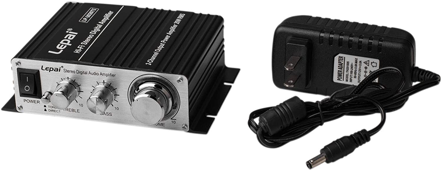 Lepai LP-2020TI Texas Instruments TPA3118 Hi-Fi Stereo Audio Mini Amplifier