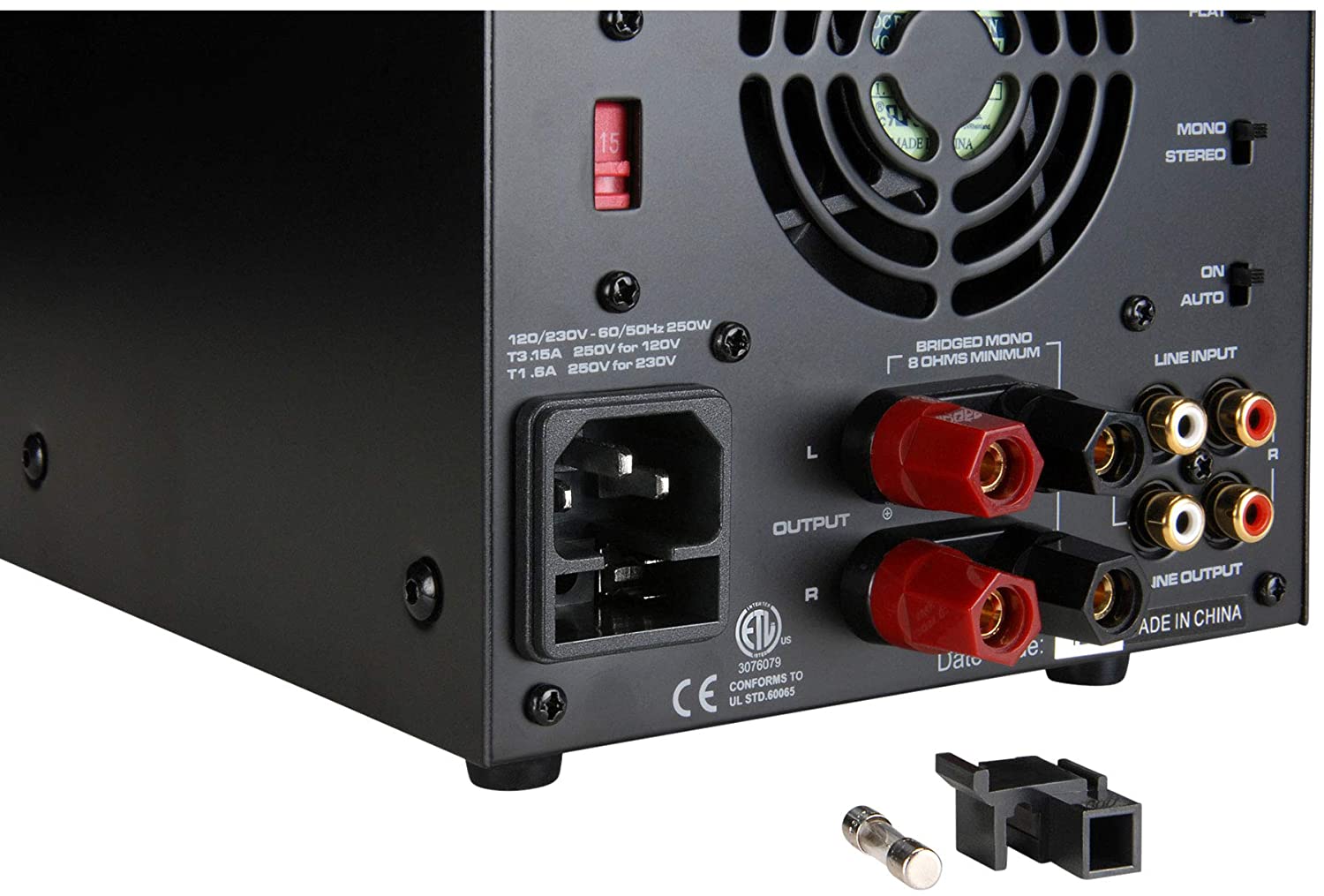 Dayton Audio APA150 150-Watts Power Amplifier (Black)