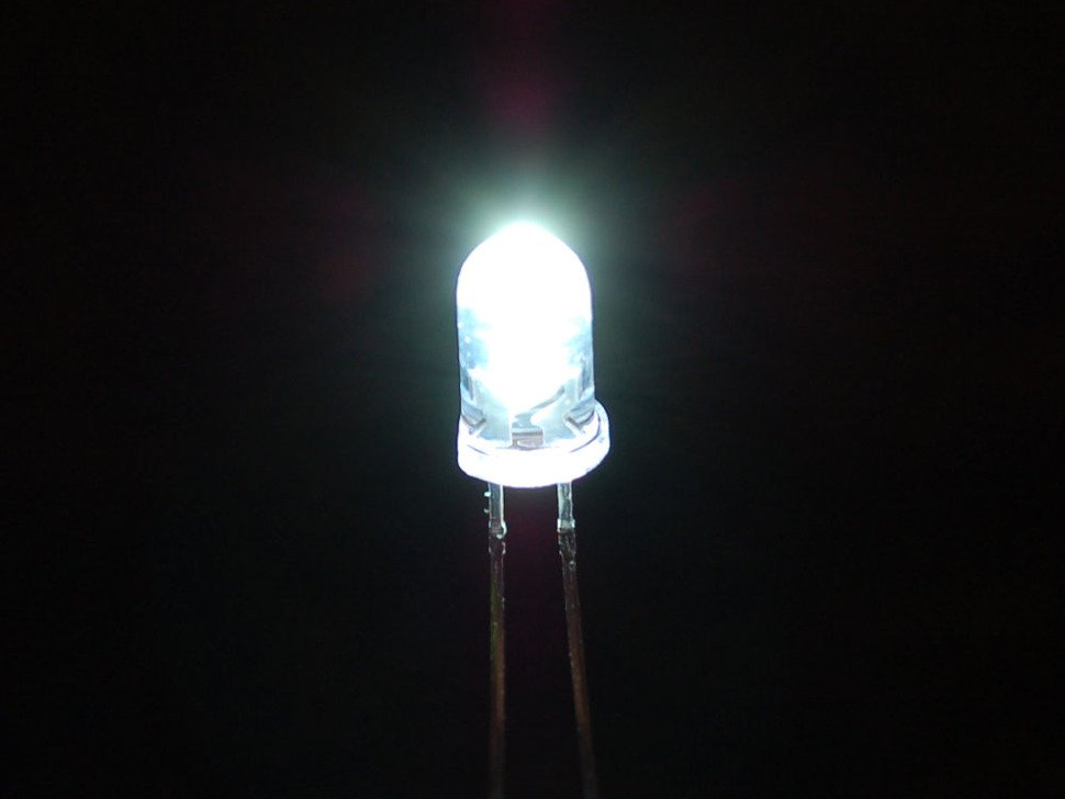 Adafruit Accessories Super Bright White 5mm LED 25 pack