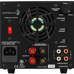 [Open Box] Dayton Audio APA150 150-Watts Power Amplifier (Black)